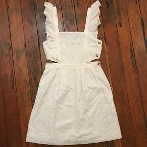 Madewell eyelet cutout dress